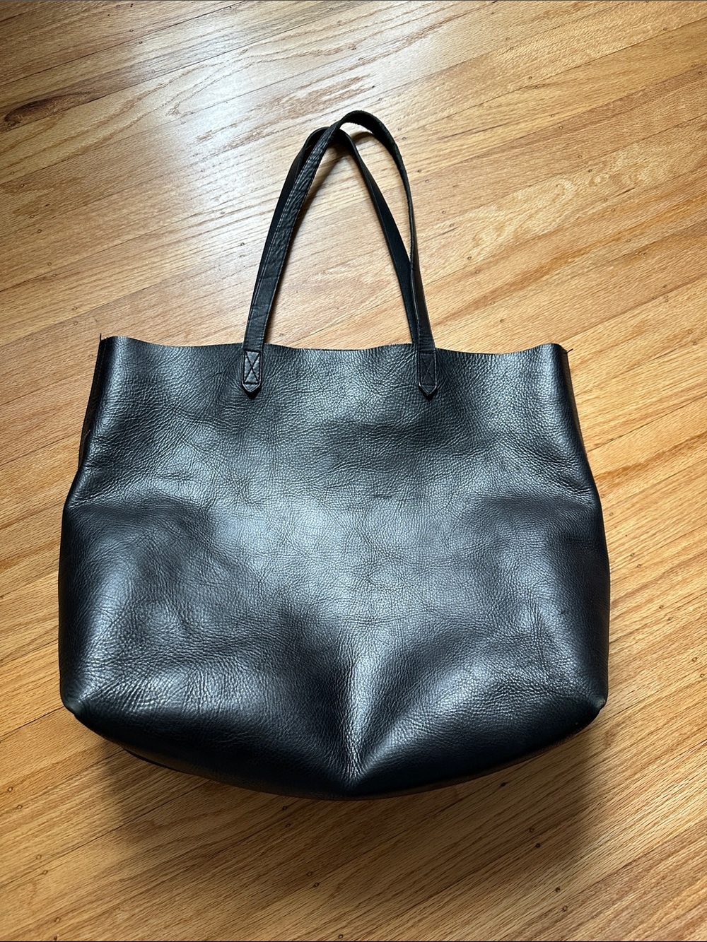 Madewell Black Leather Tote As-Is